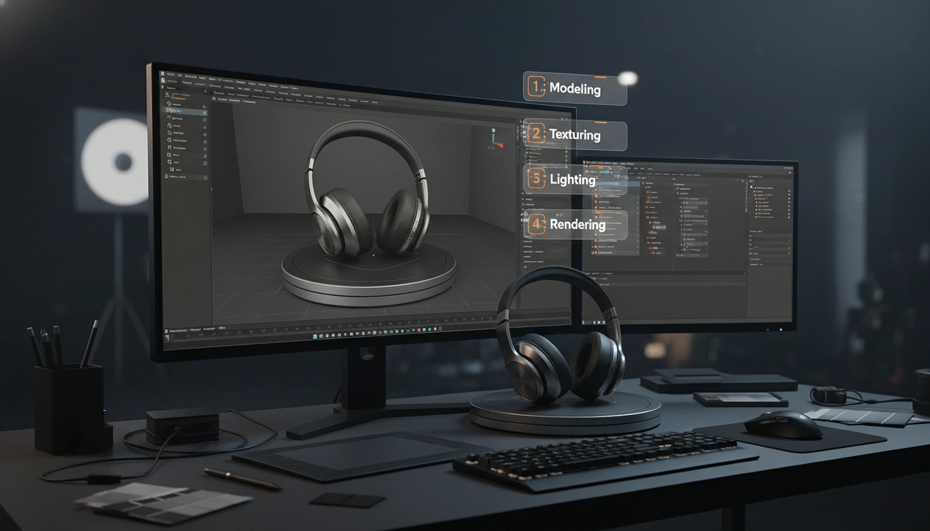 Szczegółowa wizualizacja butelki wina z kroplami kondensacji na szkle i etykietą